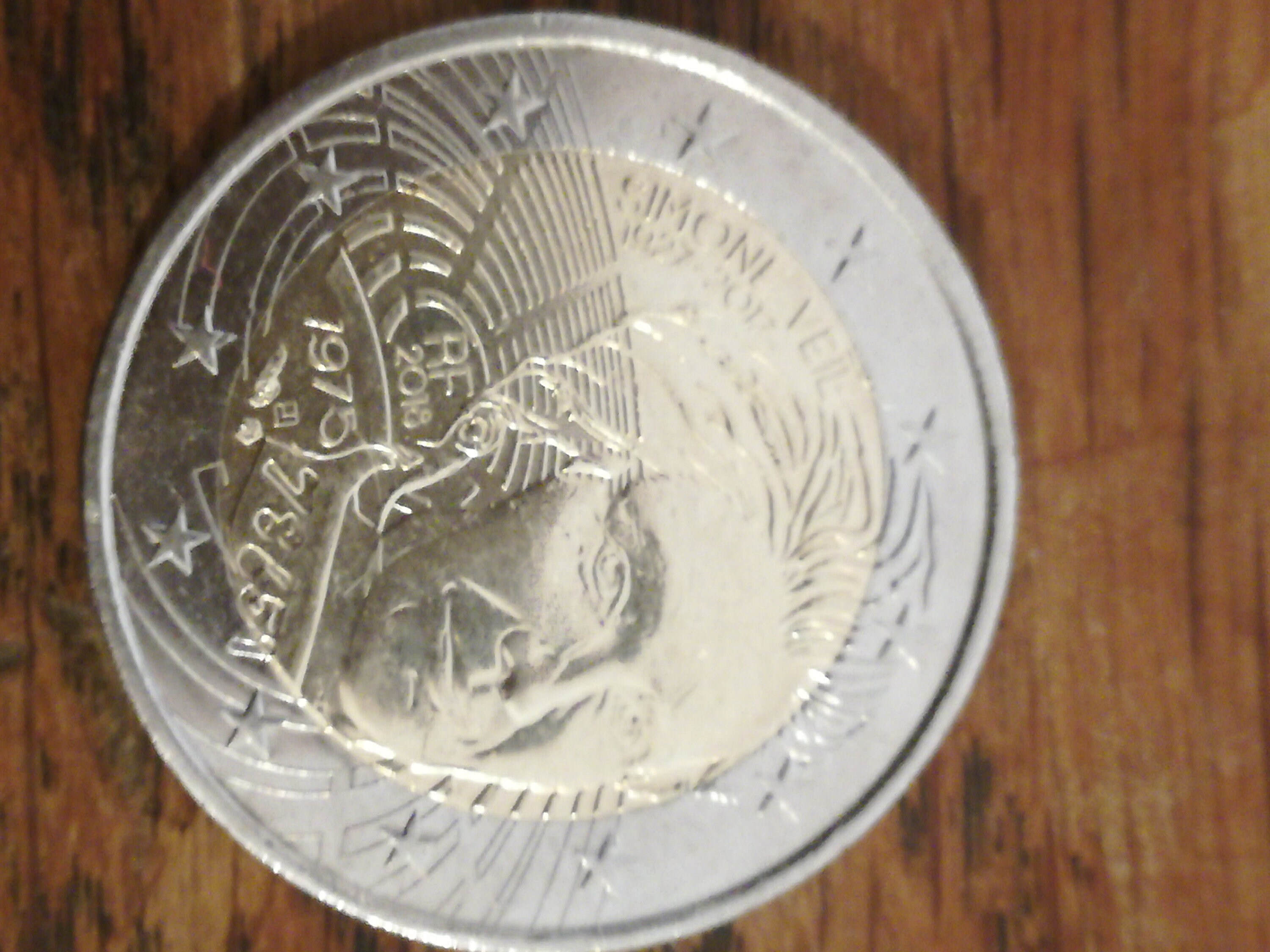 Piece 2 Euro Rare Simone Veil 2 Euro Coin France Simone Veil 2018 - Etsy Canada