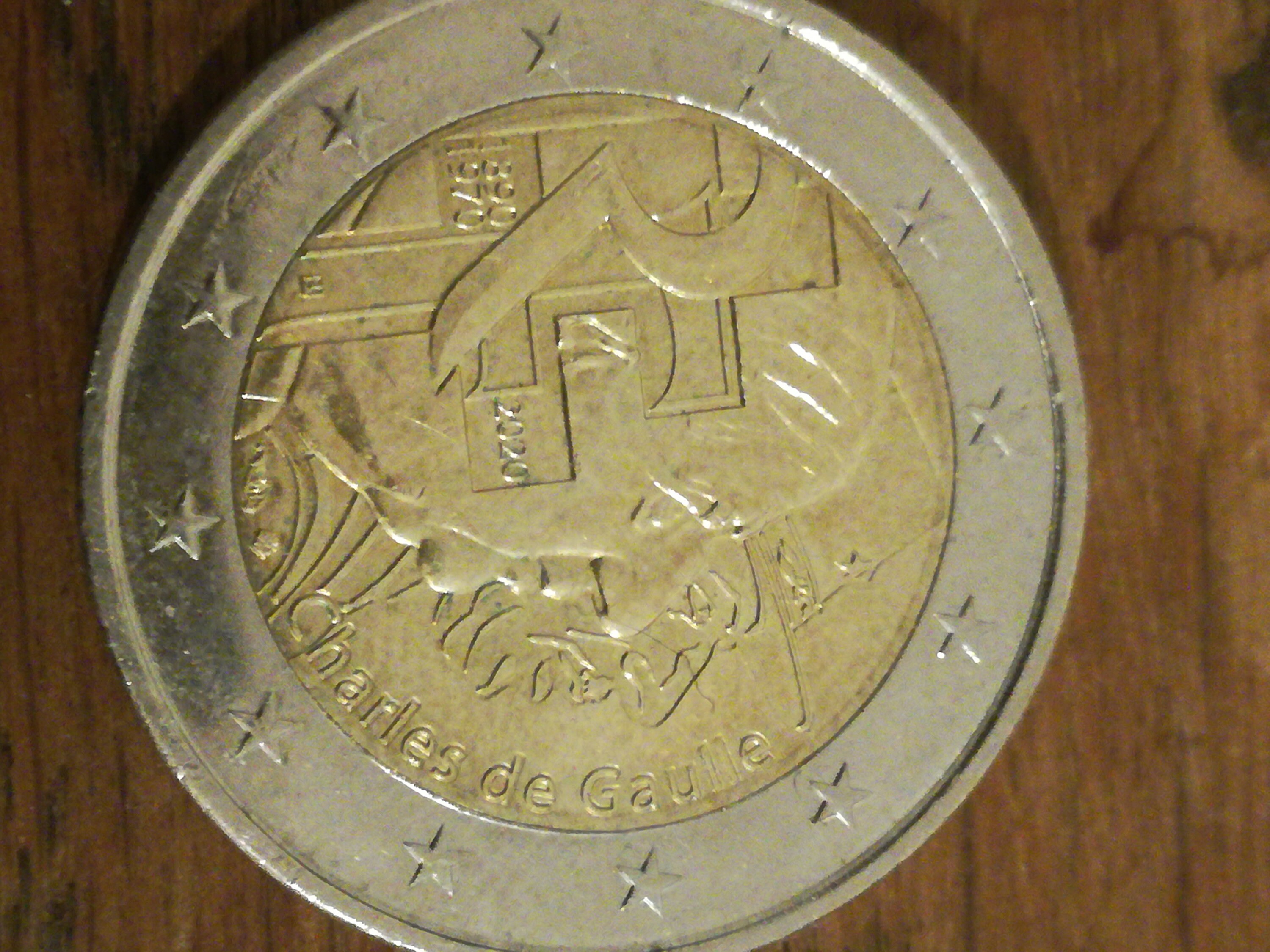 Pièces 2 Euros Charles De Gaulle 2020 2 Euro Coin RARE France 2020 Charles De Gaulle - Etsy