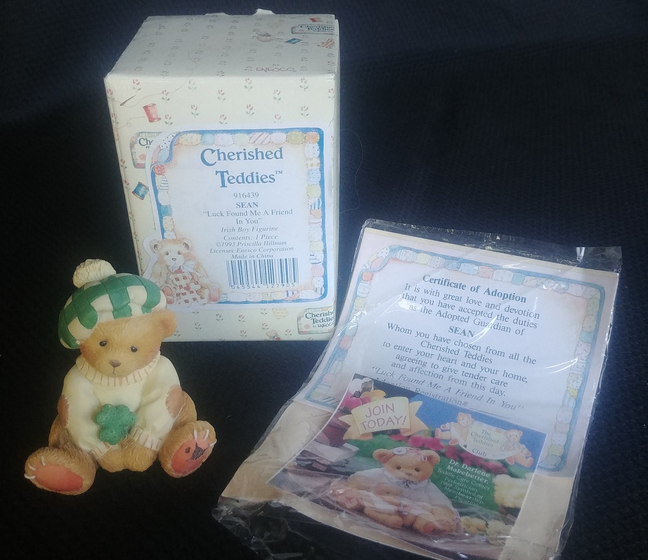 ベア Buy Cherished Teddies Sean Luck Found Me A Friend Irish Boy