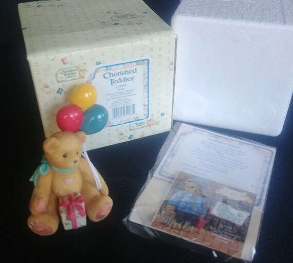Cherished Teddies Nina Beary Happy Wishes Event Figurine Cherished Teddies Nina Beary Happy Wishes Event Figurine