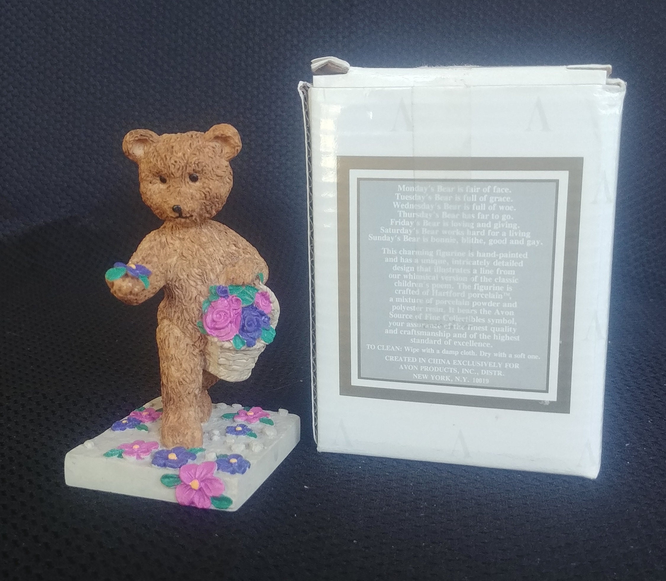 Cherished Teddies Avon Days of the Week Tuesday's Bear is Full of Grace ...