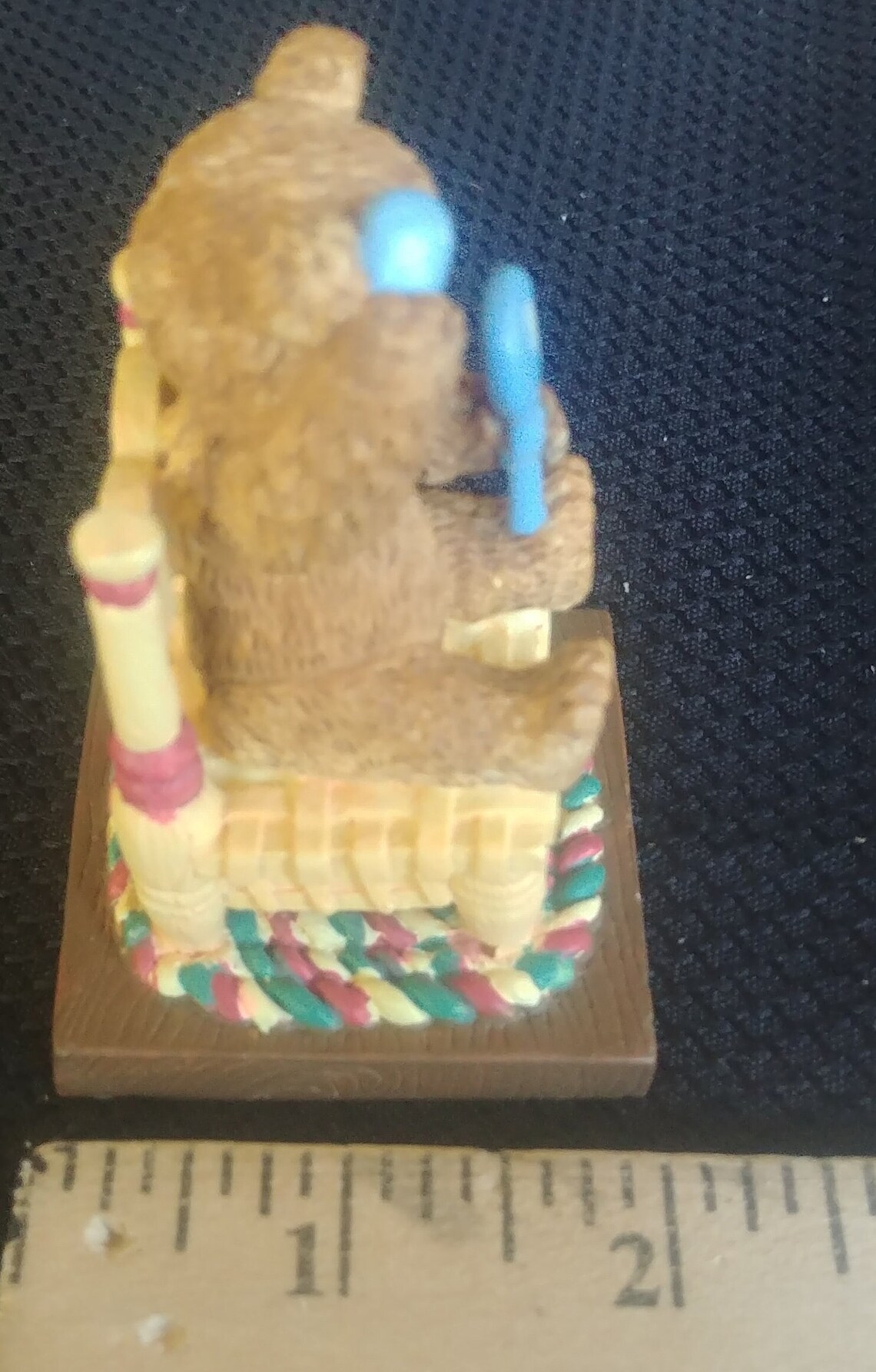 Cherished Teddies Avon Days of the Week Monday's Bear is Fair of Face P ...