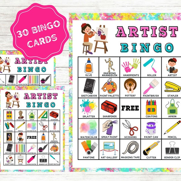 Art Party Ideas Etsy