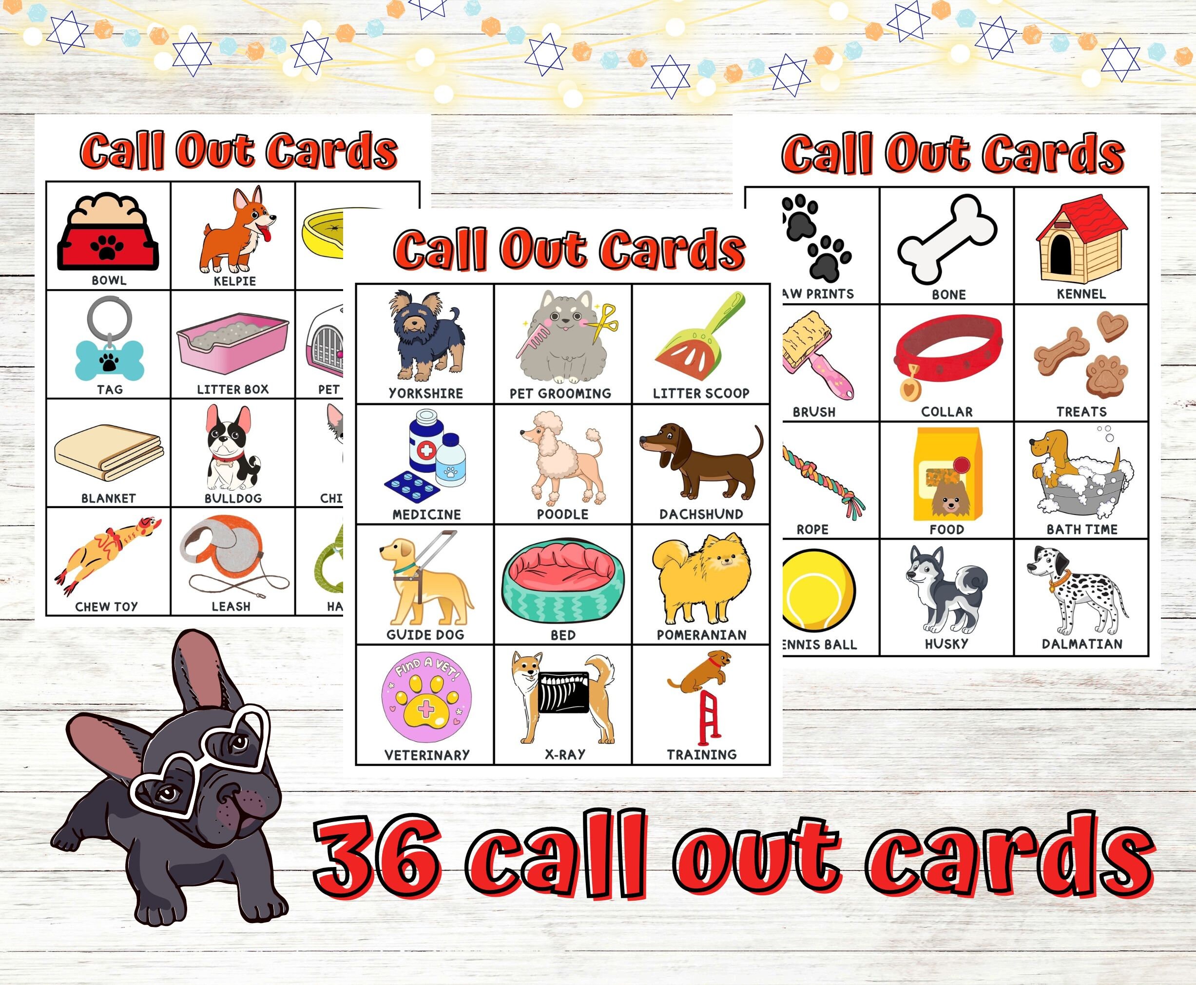 Printable Dog Bingo vrogue.co