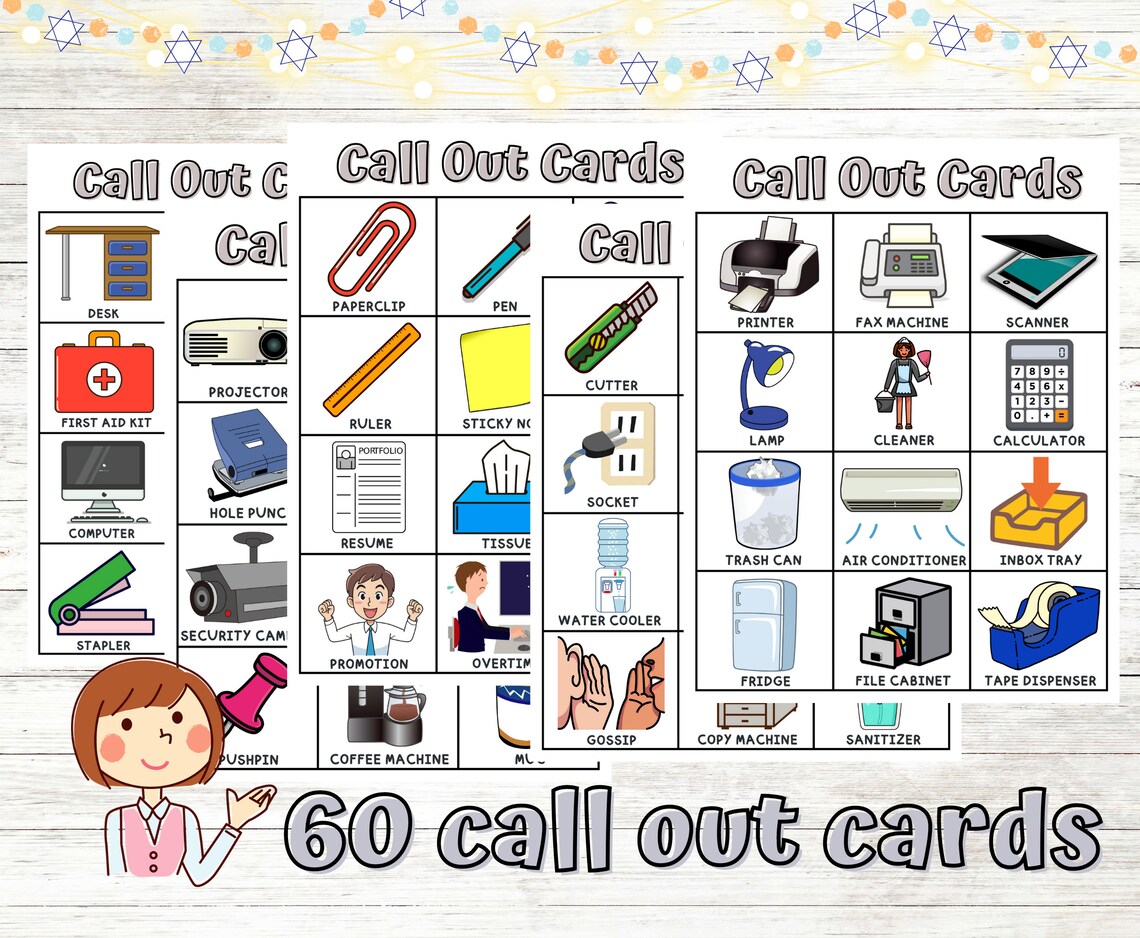 Office Bingo Cards Instant Download Office Printable Bingo - Etsy