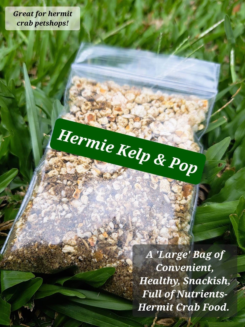 Hermie Care & Diet Brochure Kelp n Pop Leaf Litter Hermie Rose Chips image 9