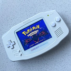 Nintendo Gameboy Advance GBA Game Boy AGB Backlit IPS Triple White