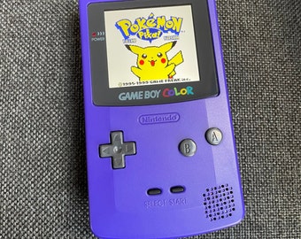 Nintendo Gameboy Color Game Boy Colour Backlit Modified IPS Q5 V2 Led Lcd Grape Purple