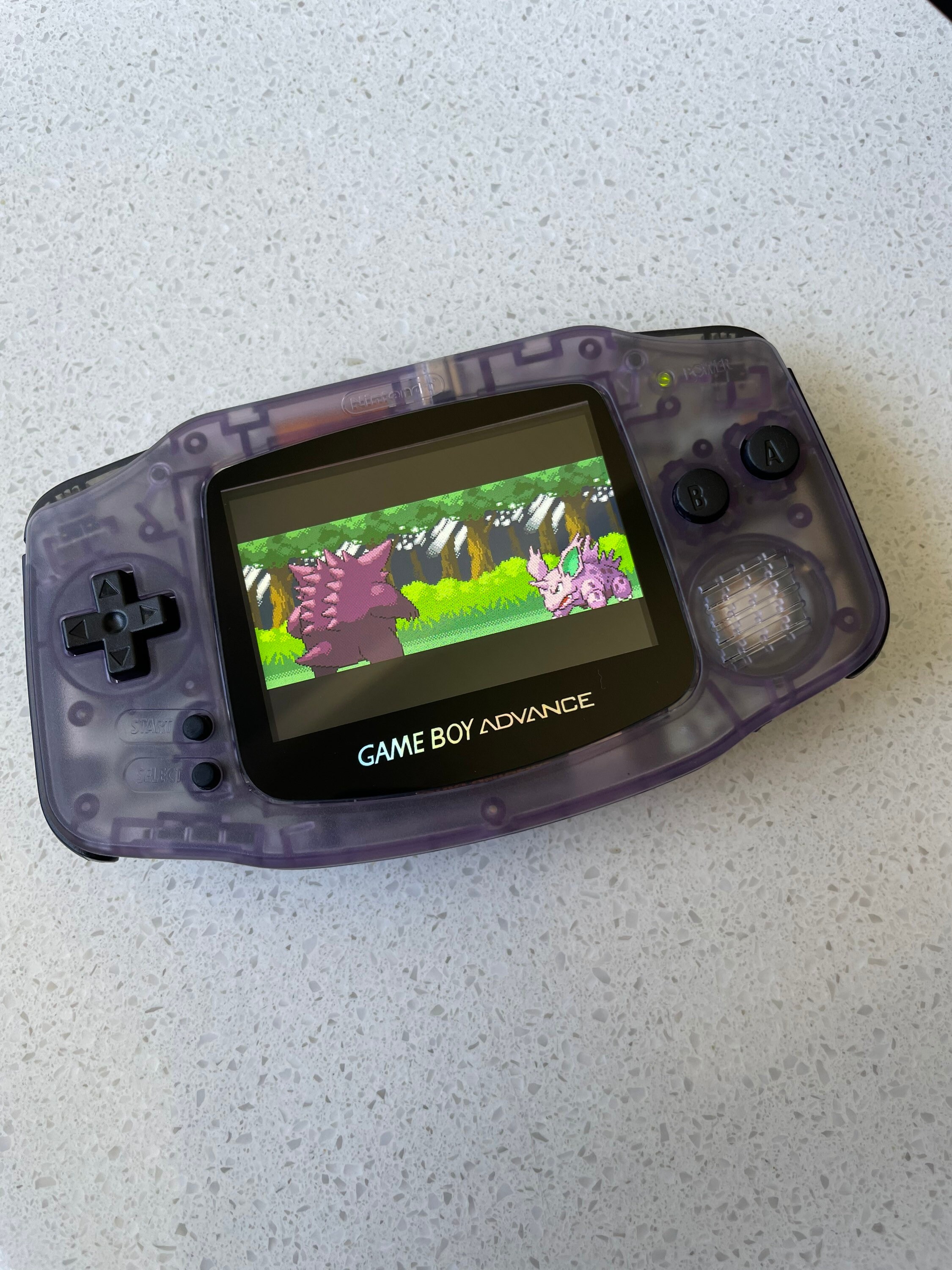 Nintendo Gameboy Advance GBA Game Boy Agb Backlit Ips CLEAR