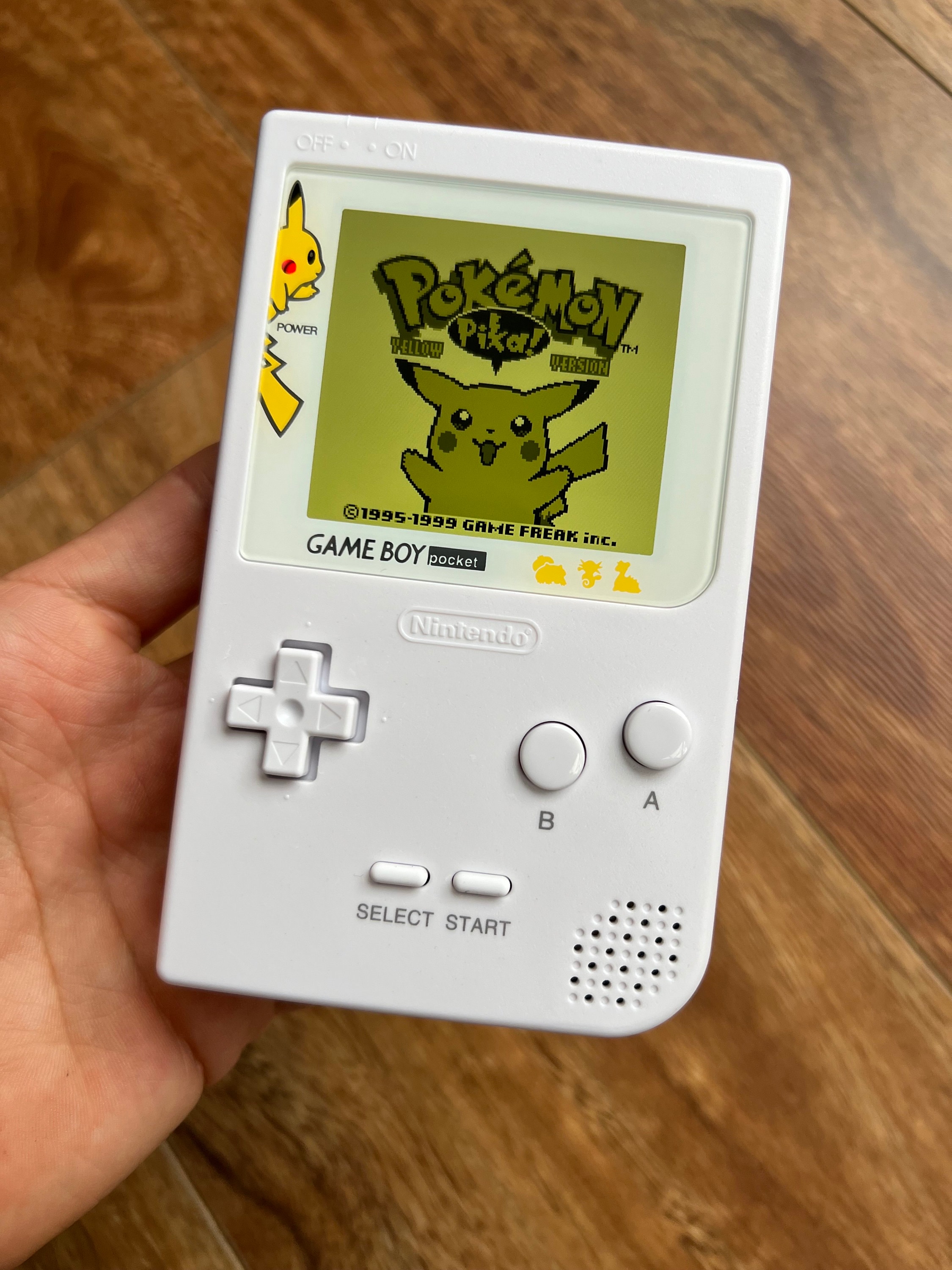 Nintendo Gameboy Pocket GBP Game Boy BACKLIT IPS Pokémon Triple