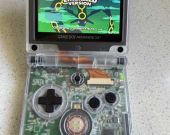 Nintendo Gameboy ADvance SP GBA IPS v2 Backlit Lcd Screen Konsole Ags 101 klar