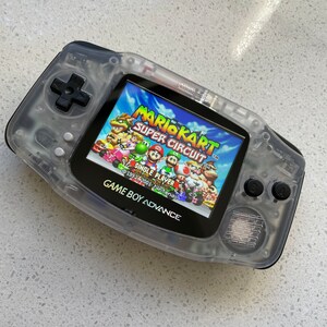 Nintendo Gameboy Advance Game Boy Backlit Modified IPS Q5 V2 Led Lcd CLEAR