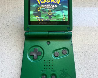 Nintendo Gameboy Advance SP GBA IPS Backlit lcd Console ags 101 Rayquaza Pokemon