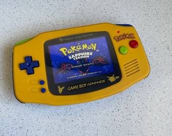 Nintendo Gameboy Advance GBA Game Boy AGB Backlit IPS V5 Pokémon Edition