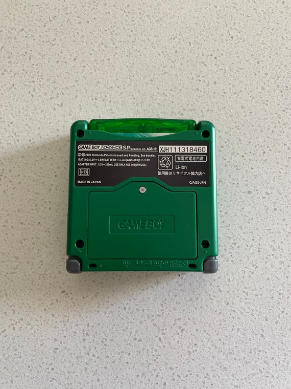 NGAMEBOY ADVANCE AGS-S-PBA ポケモン　エメラルド Game Boy Advance SP Console - Rayquaza Emerald Edition