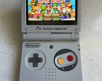 Nintendo Gameboy Advance SP GBA IPS Backlit lcd Console ags 101 Super Famicom