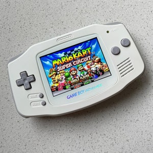 Nintendo Gameboy Advance Game Boy Backlit Modified IPS V2 Lcd Arctic White