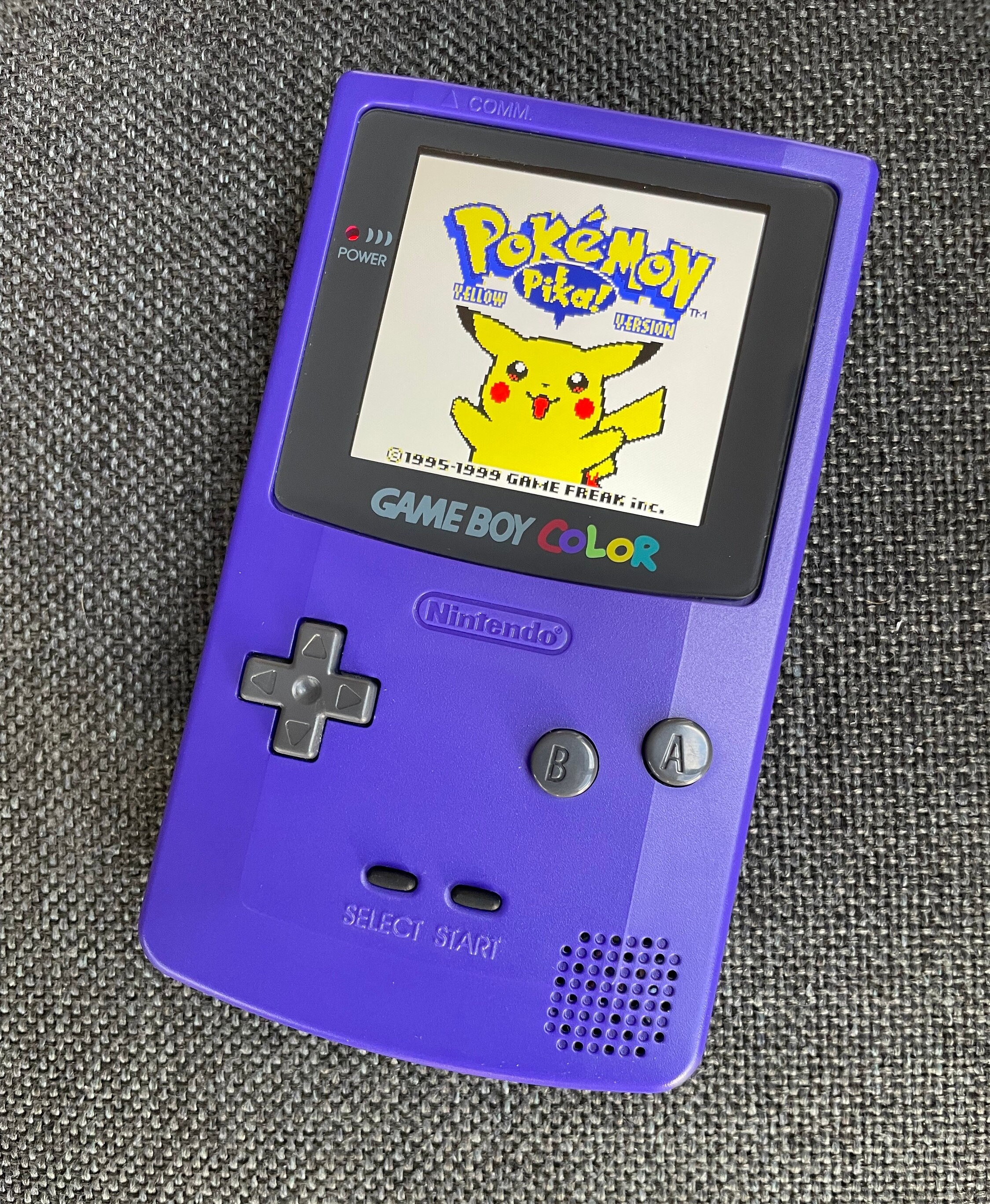 ゲームボーイカラー GAMEBOYCOLOR Game Boy Color Grape Nintendo Game Boy Color Nintendo Gameboy Color Purple Grape AUS NZ Ver - Complete in