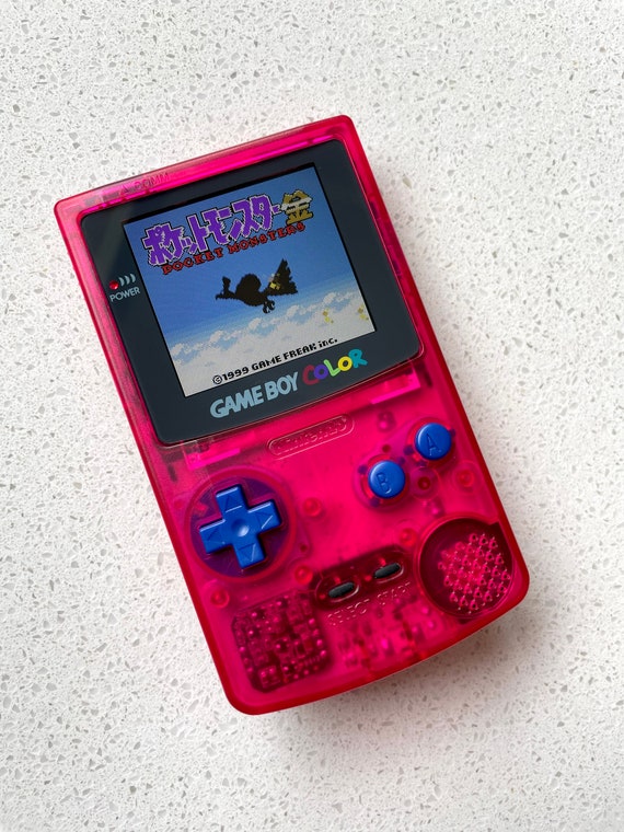 Nintendo Gameboy Color Game Boy Color Retroiluminado Modificado IPS Q5 V2  Led Lcd Rosa Caliente -  México