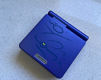 Nintendo Gameboy Advance SP GBA IPS Backlit lcd Console ags 101 Kyogre  Pokemon
