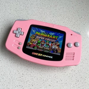 Nintendo Gameboy Advance Game Boy Backlit Modified IPS V2 Led Lcd Pink