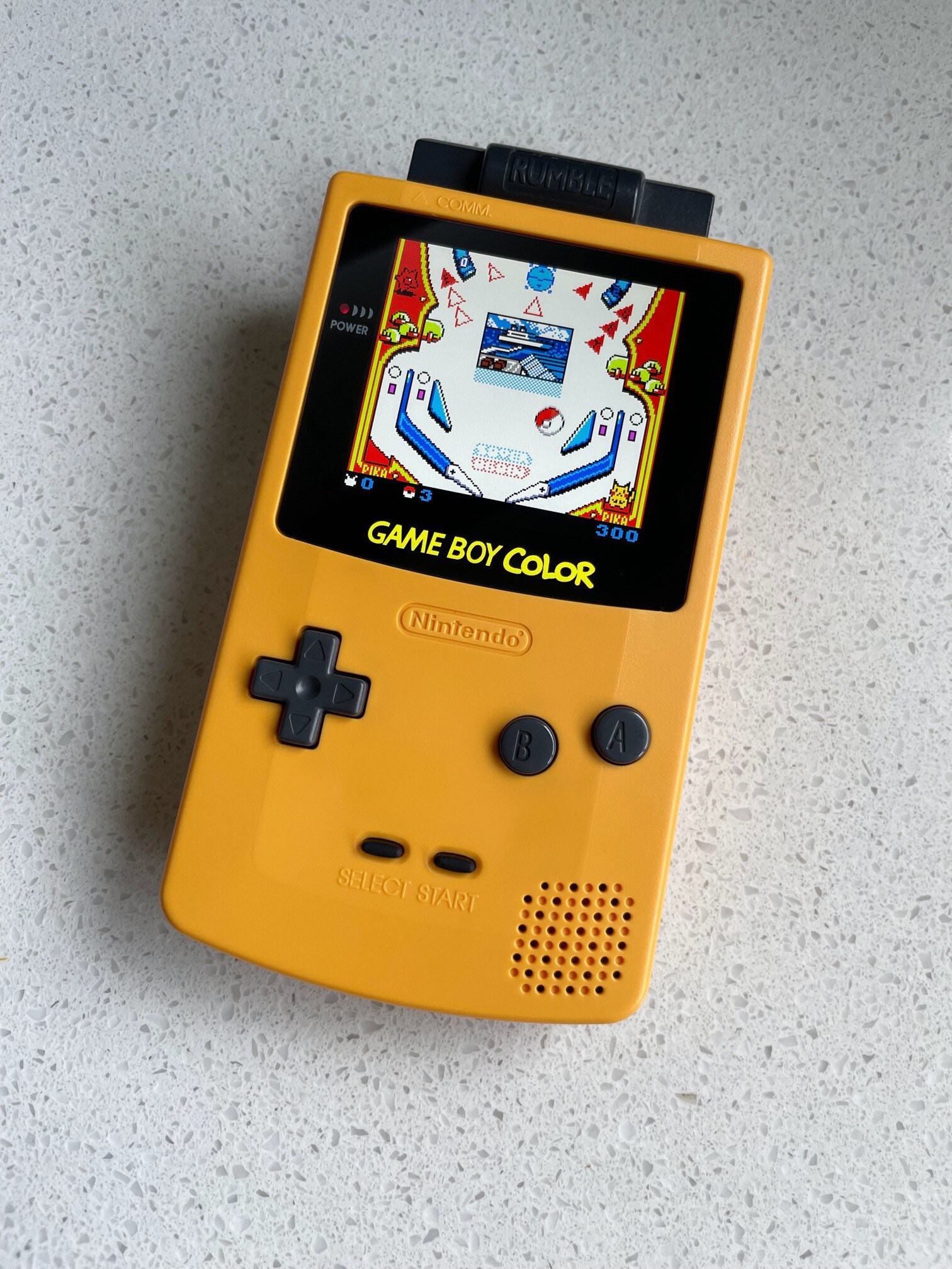 Nintendo ゲームボーイカラー イエロー Nintendo Gameboy Color Colour Game Boy Backlit IPS Q5