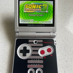 Nintendo Gameboy Advance SP GBA IPS Backlit lcd Console ags 101 Nes