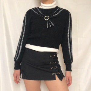 Love Angora Wool Vintage Knitted Jumper sweater