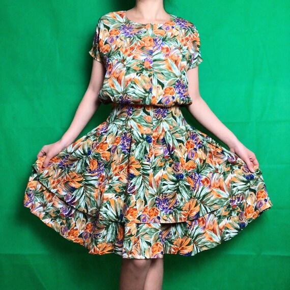 Tropical Lover Vintage Dress - Etsy Australia