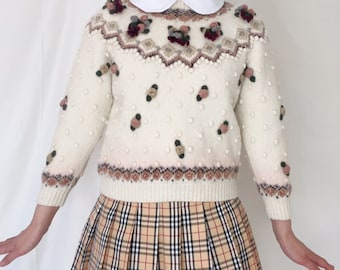 Vintage Sweet Fairy Knitted Sweater