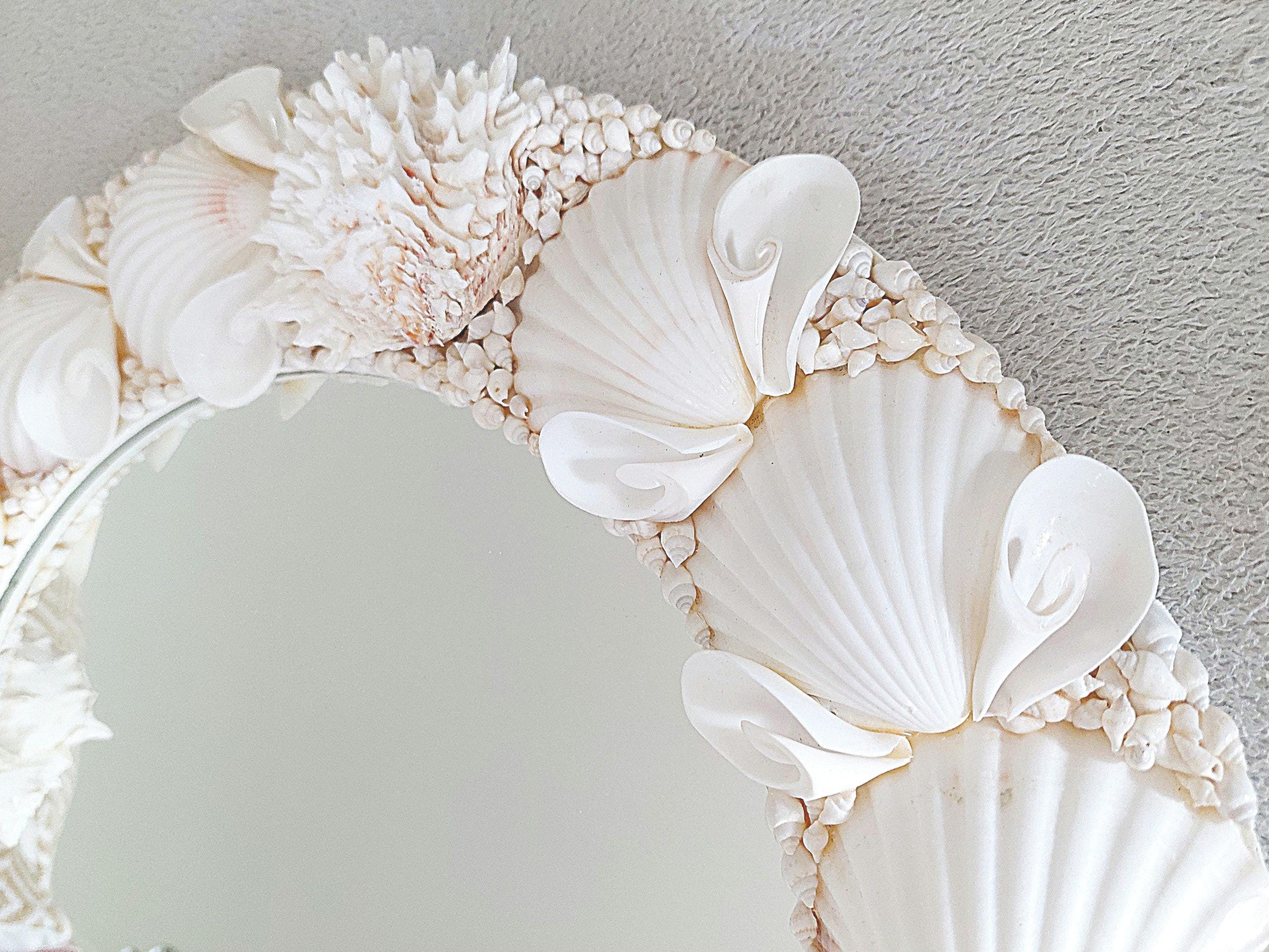 mermaid shell mirror ❤︎ シェルミラー マーメイド 43cm(16.9inch)mermaid Shell Mirror - Etsy