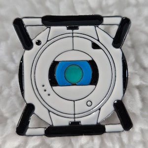 Wheatley Portal Soft Enamel Pin – Portal 2 Gaming Collectible
