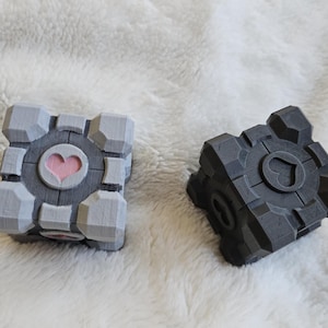 Portal Companion Cube 3D Print Replica