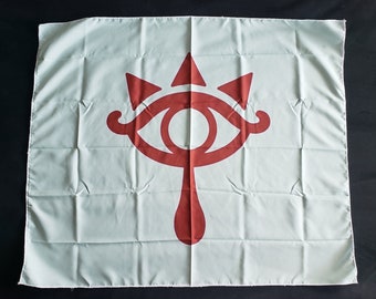 Zelda Yiga Sheikah Tapestry Flag 23x27&quot; – Polyester Wall Hanging – Gaming Decor