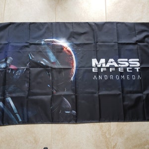 Bandeira Mass Effect Andromeda 3 x 5 pés – Decoração de parede