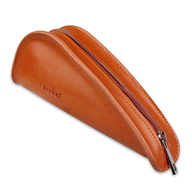 Leather Satin-Lined Pipe Tobacco Pouch