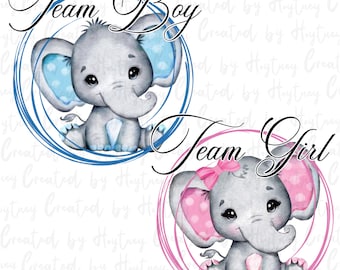 Team boy png, Team girl png, digital download for sublimation, gender reveal png design for digital download