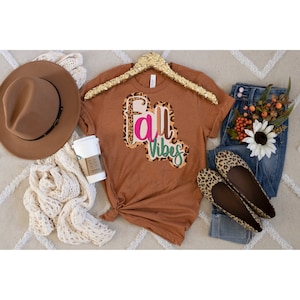 Fall vibes PNG t- shirt designs, Cheetah, Fall vibes, Sweater weather, sublimation, png, svg, mom gift, shirt design, women
