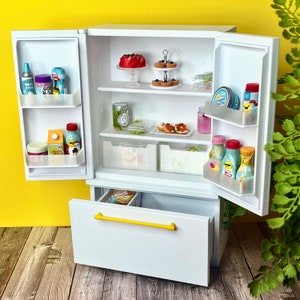 FILE for Miniature Fridge for 3D Printing | Miniverse Compatible | Detailed Interior Design | 1:6 Scale