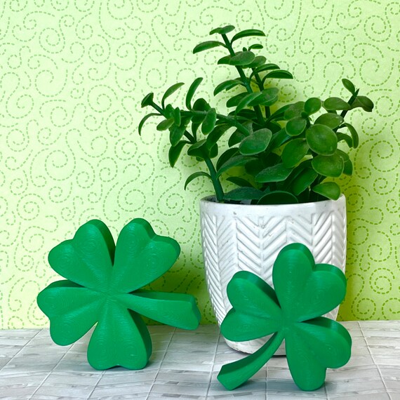 FILE for Shamrock Clover for 3D Printing | Includes 4 Variations