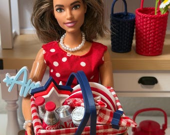 1:6 Scale Fourth of July Miniature Bundle | Limited Edition Summer Entertaining Collection