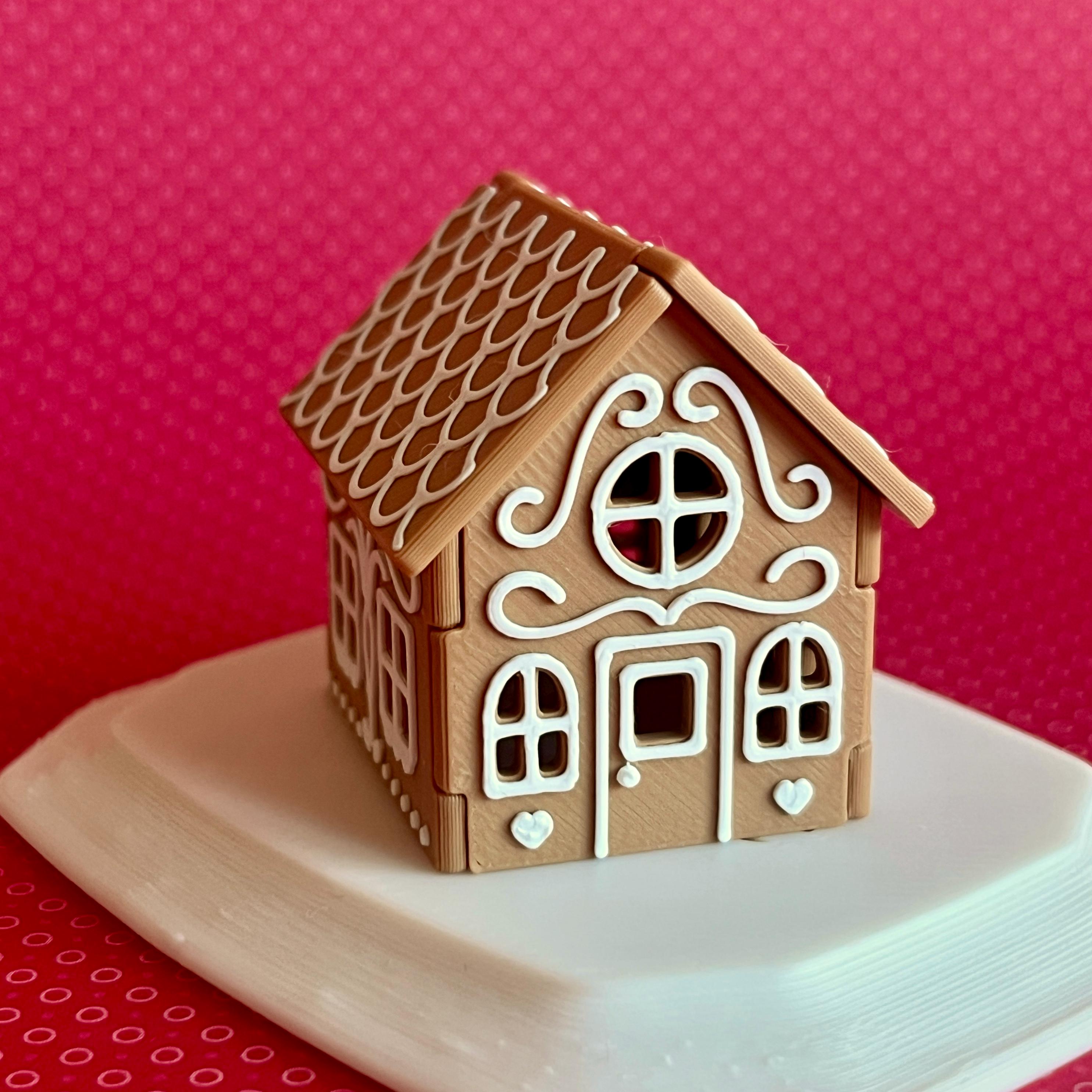 Mini Gingerbread House Kit – 1:6 Scale Holiday Decor for Miniverse ...