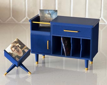 FILE for 1:6 Scale Record Player Stand & Record Display Stand STL Files