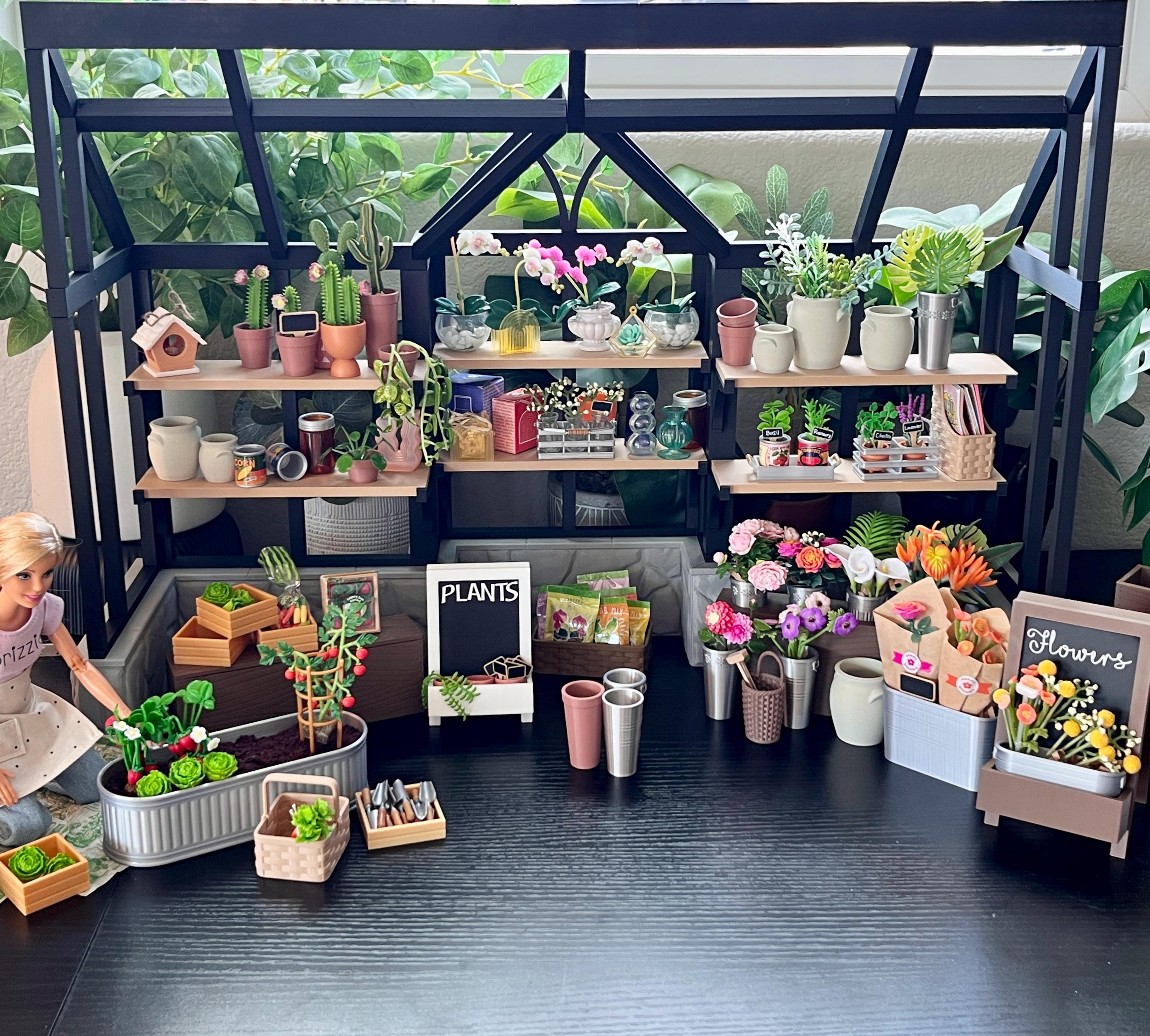 Casa Delle Bambole Pieno Acquisti Plastica Borsa Tumdee 1:12 Scala