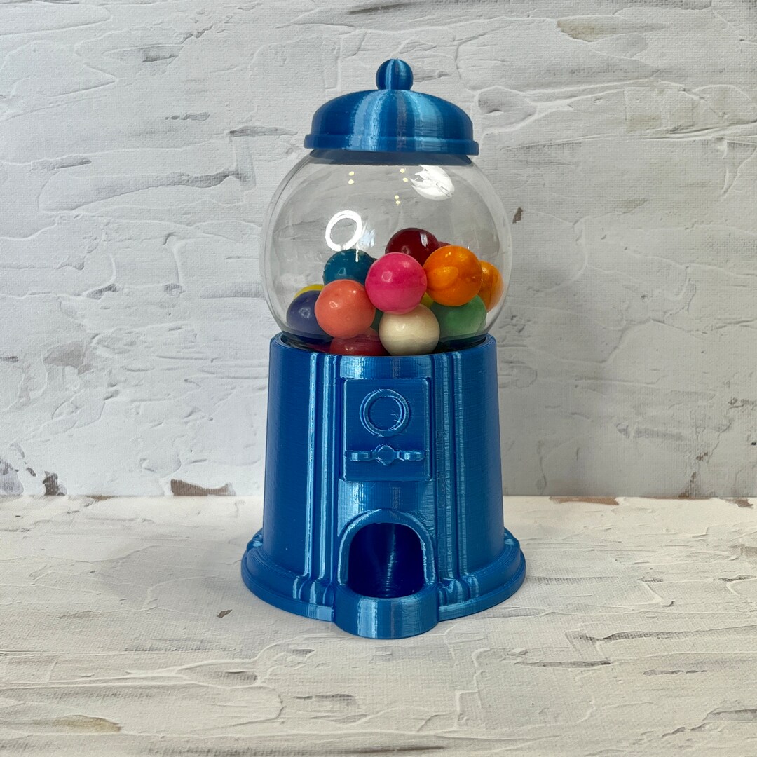 FILE for Mini Gumball Machine for 3D Printing | Bubble Gum Dispenser ...