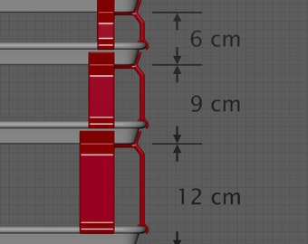 Stacker Dateien für den 3D-Druck 3 Größen | Backblech-Teiler | Cookie-Blechstapel