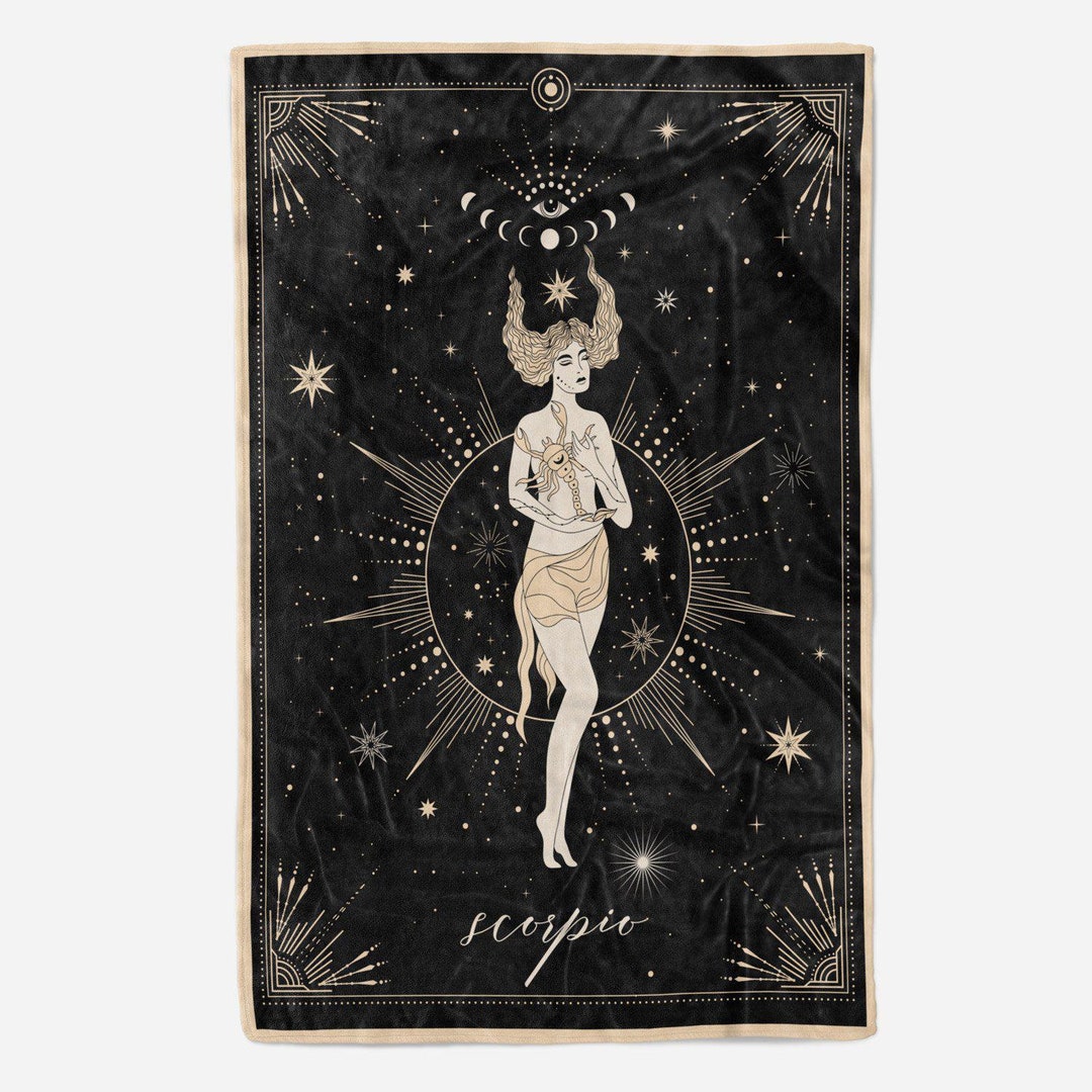 Scorpio Blanket Etsy