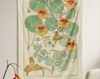 Nasturtium Flower Tapestry