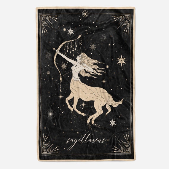Sagittarius Blanket Etsy