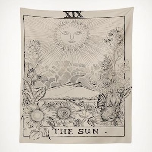 Sun Tarot Tapestry